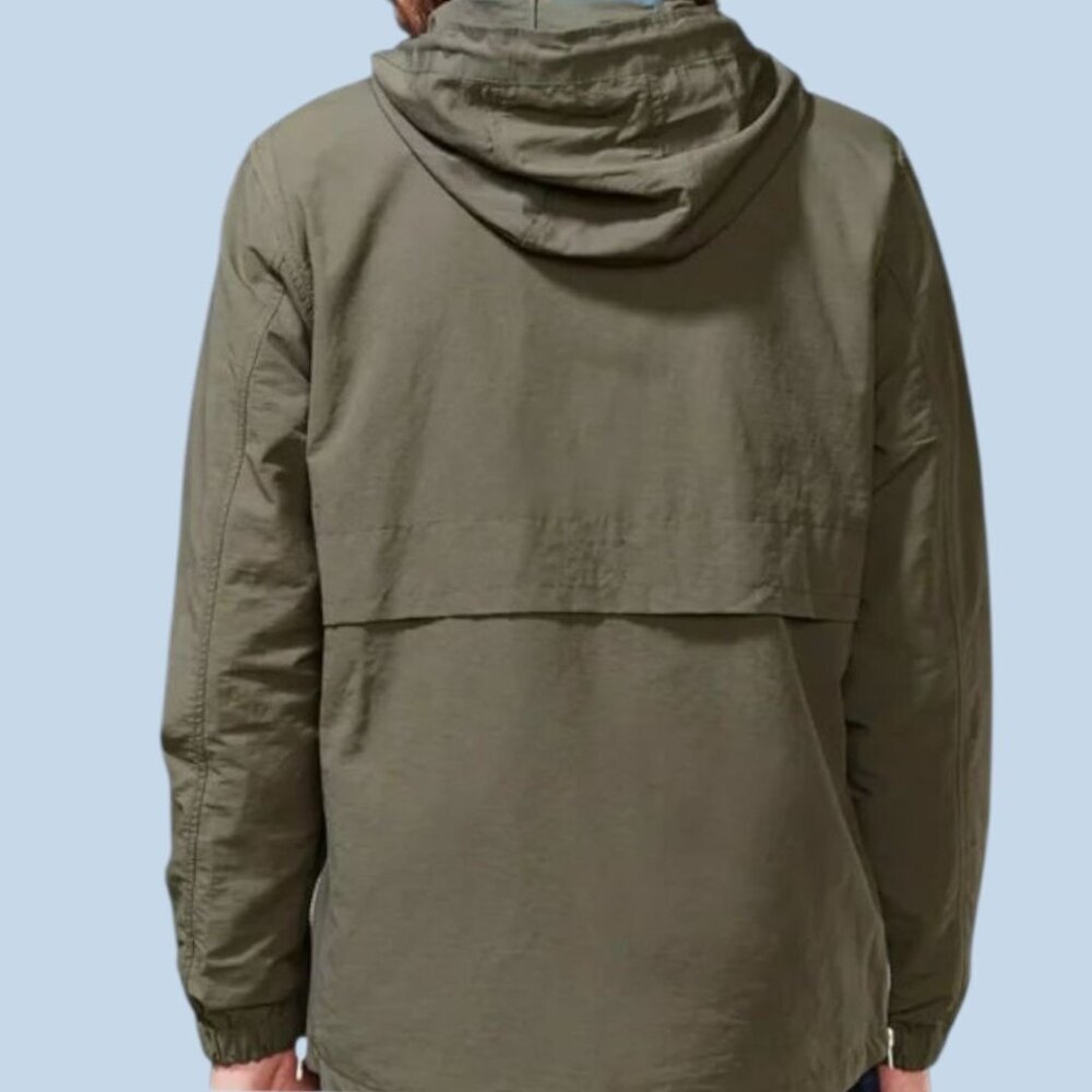 CPO Provisions  Raincoat Windbreaker Jacket Side Zipper Mens Sage Large - Picture 2 of 16